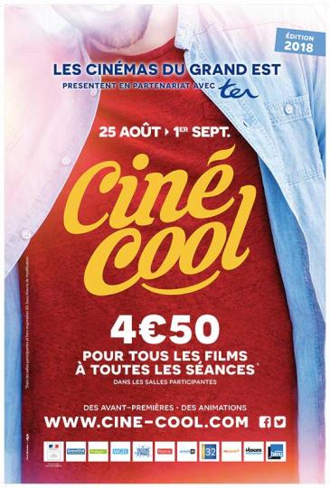 affiche 21e Édition de Ciné Cool 2018