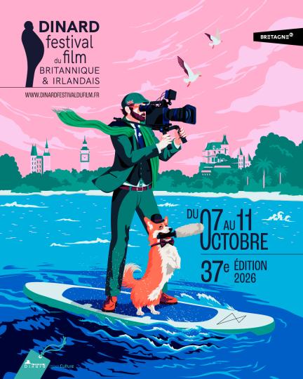 affiche Festival du Film Britannique & Irlandais de Dinard 2026 