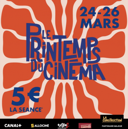 affiche Le Printemps du Cinéma 2024
