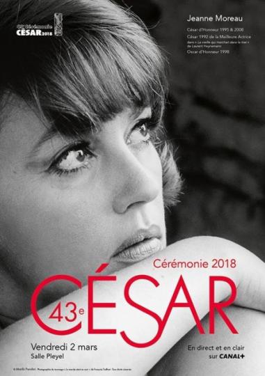 affiche Cérémonie des Césars  2018