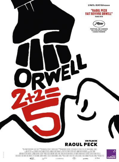 affiche Orwell - 2+2=5