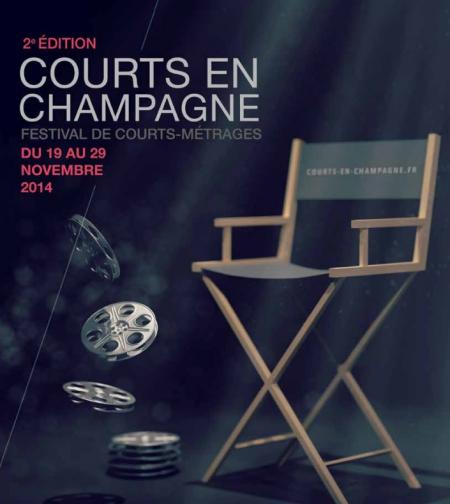 affiche Courts en Champagne – Festival de courts métrages du 19 au 29 novembre 2014