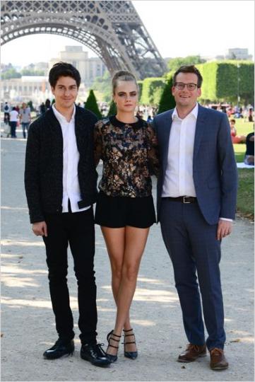 affiche John Green, Cara Delevingne et Nat Wolff pour La face cachée de Margo