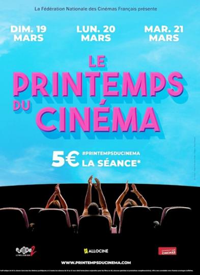 affiche Printemps du Cinéma 2023
