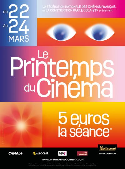 affiche Le Printemps du Cinéma 2026
