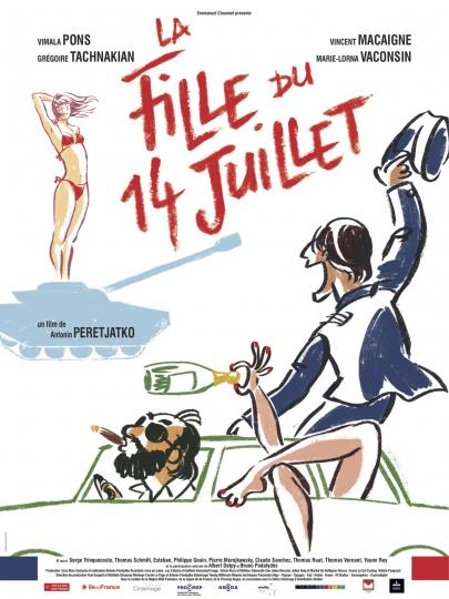 affiche La fille du 14 Juillet