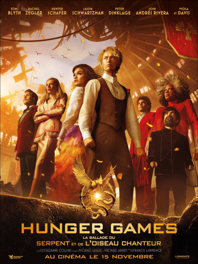 affiche  Hunger Games- la Ballade du serpent et de l'oiseau chanteur