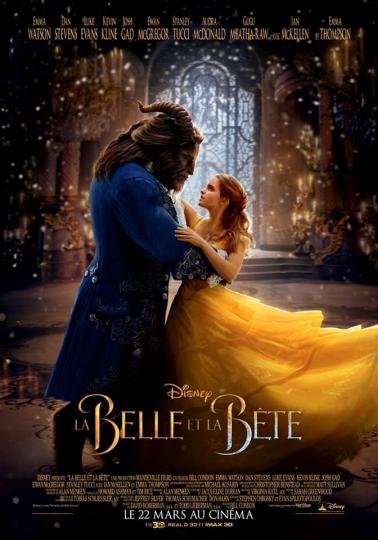 affiche La belle et la bête
