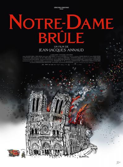 affiche Notre Dame brûle