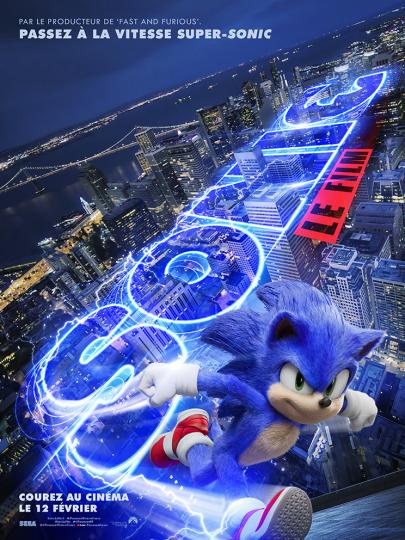 affiche Sonic le film