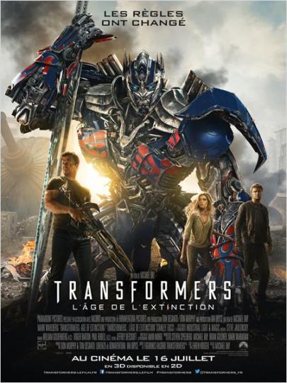 affiche Transformers - l'âge de l'extinction