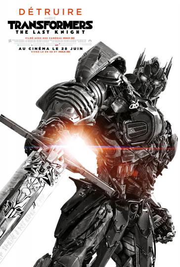 affiche Transformers - The Last Knight