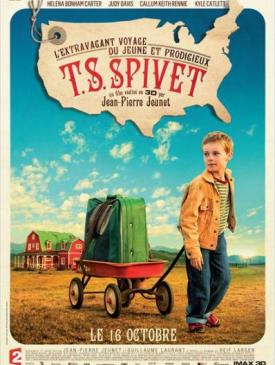 affiche du film L’Extravagant voyage du jeune et  prodigieux TS Spivet 3D