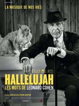 affiche du film Hallelujah, les mots de Leonard Cohen