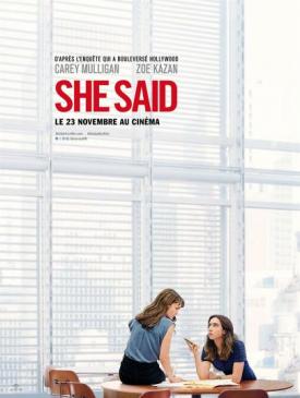 affiche du film She Said