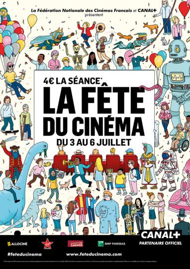 affiche  fête du cinéma