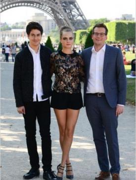 affiche du film John Green, Cara Delevingne et Nat Wolff pour La face cachée de Margo
