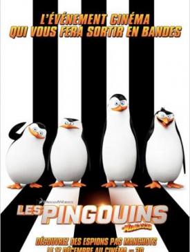 affiche du film Les pingouins de Madagascar